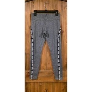 Pink Victoria's Secret Activewear Ankle Leggings Womens Size S‎ Gray Cozy Warm